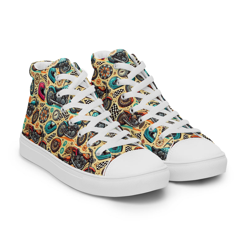 High Top Sneakers Ig Exclusive High Top #1 - Front View | HA!LO Canvas Sneakers