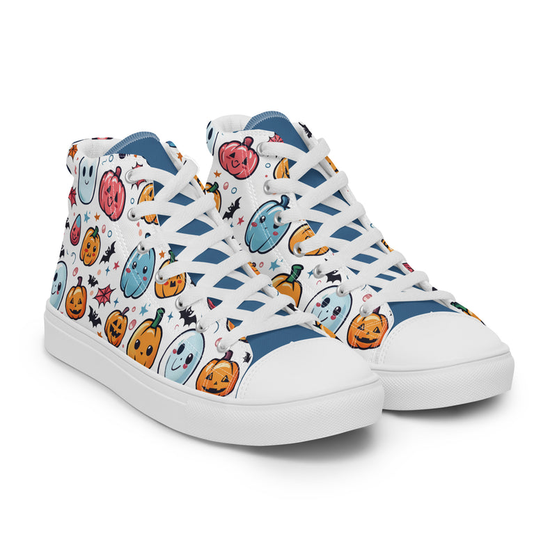 Halloween Kawaii High Top #265 - Front View | HA!LO Canvas Sneakers