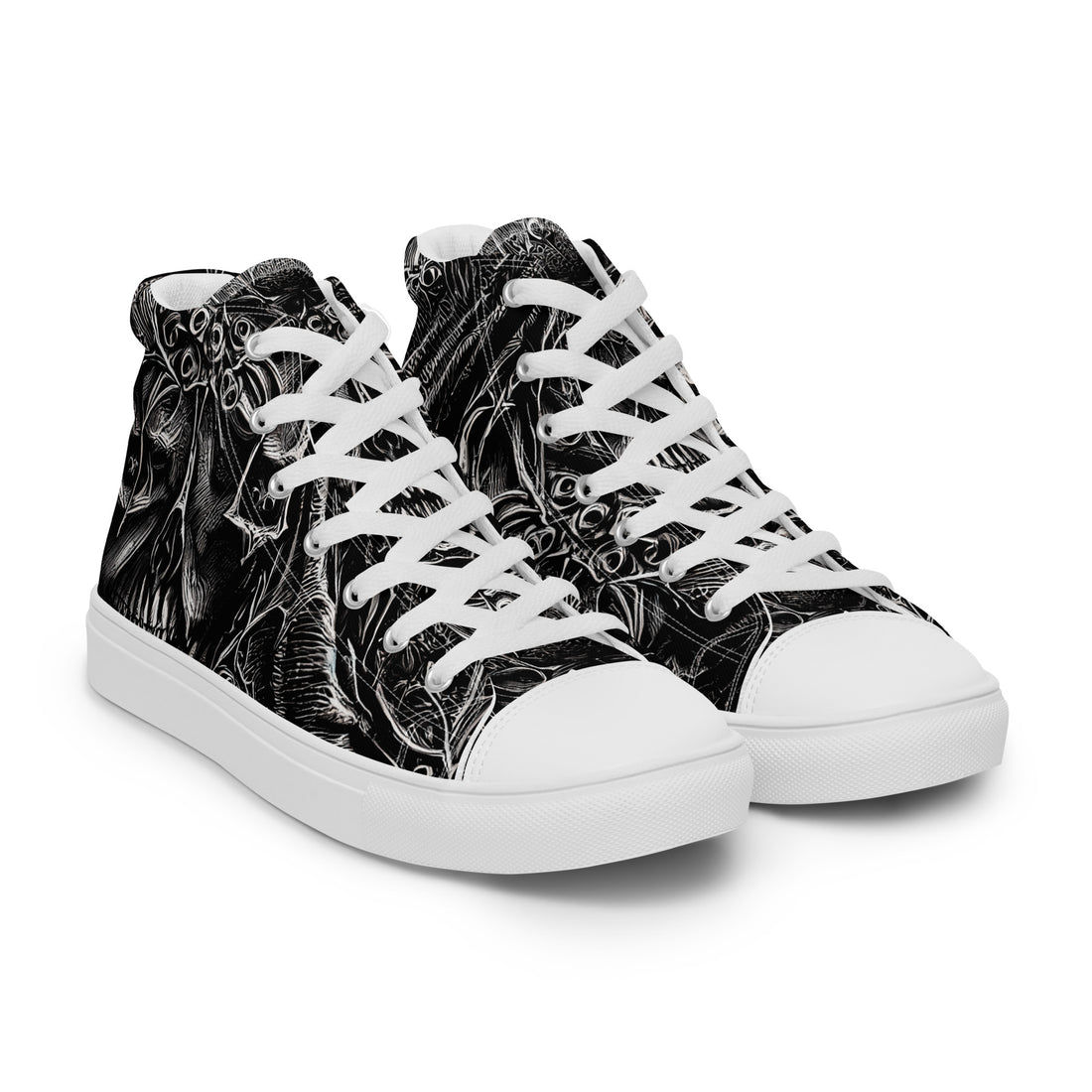 Men's Halloween Occult High Top Sneakers 326 - ShipSneakers.com
