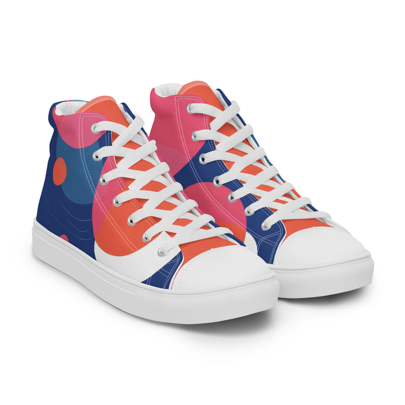 HA!LO The Eye #354 — Men's Canvas High Top