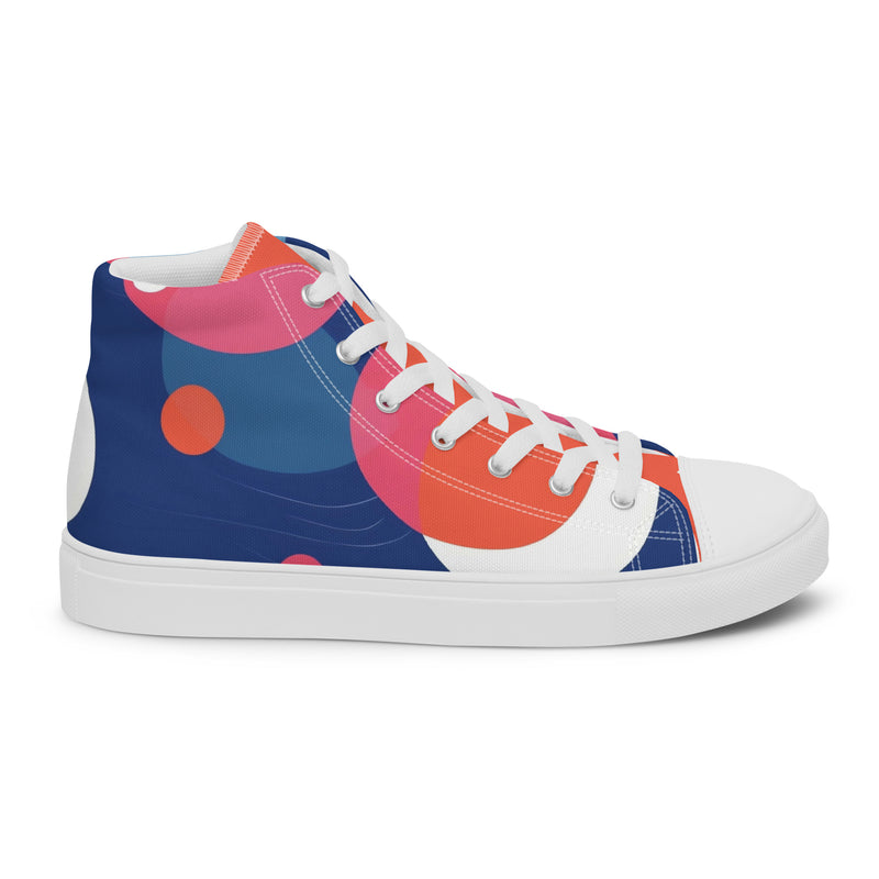 HA!LO The Eye #354 — Men's Canvas High Top