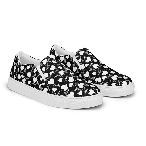 HA!LO Black Heart Slip-On #63
