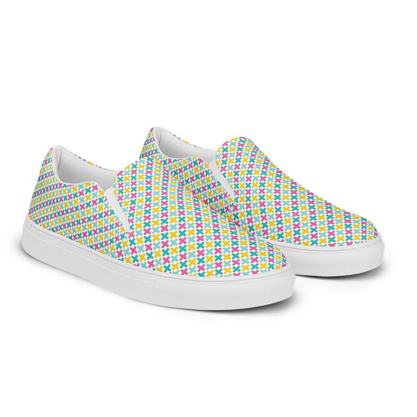 HA!LO Green Pinstripe Slip-On #69