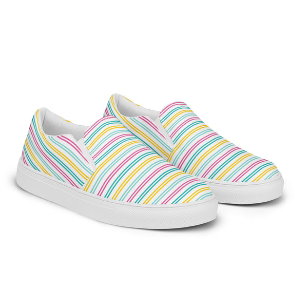 HA!LO Pastel Rainbow Stripe Slip-On #77