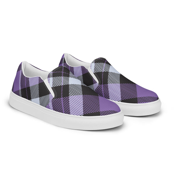 HA!LO Purple Buffalo Check Slip-On #89