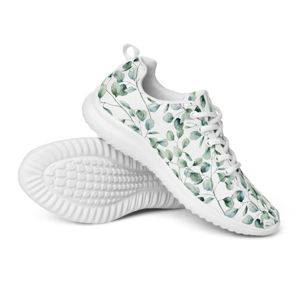 HA!LO Eucalyptus Sprig — Women's Canvas Athletic Sneaker