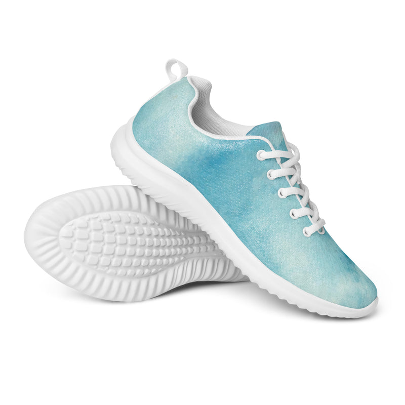 Sky Watercolor Athletic #14 - Canvas High Top Sneakers | HA!LO
