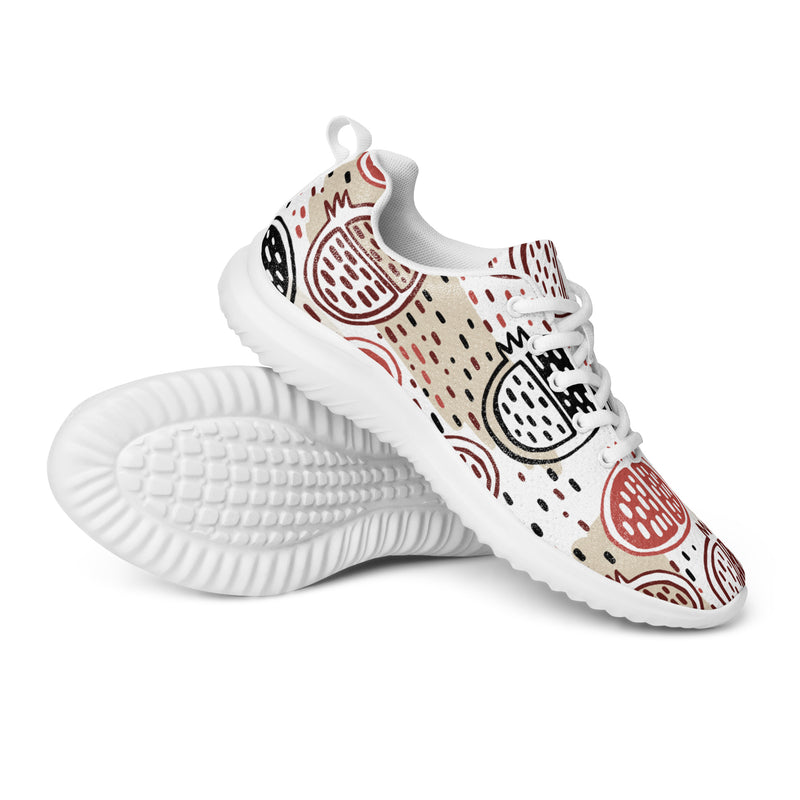 Boho Paisley Circle Athletic #33 - Canvas High Top Sneakers | HA!LO