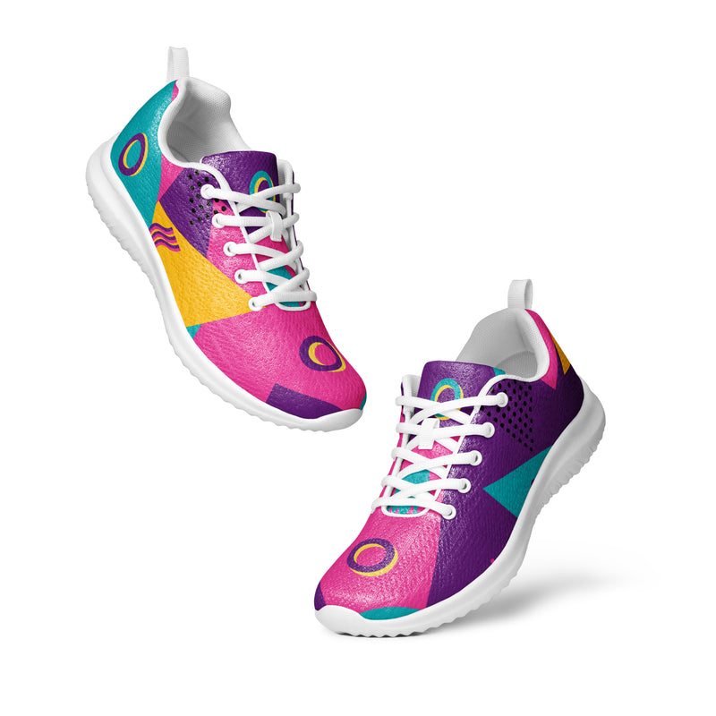 Color Block Pop Athletic #47 - Top Down View | HA!LO Canvas Sneakers