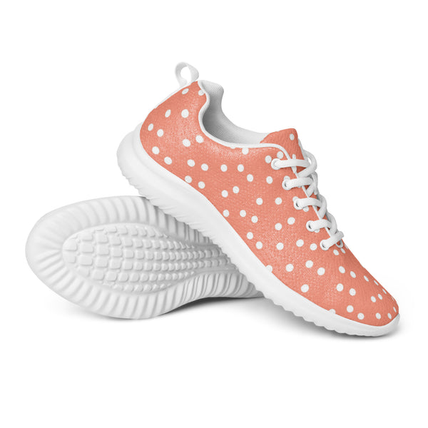 HA!LO Coral Dot — Women's Canvas Athletic Sneaker