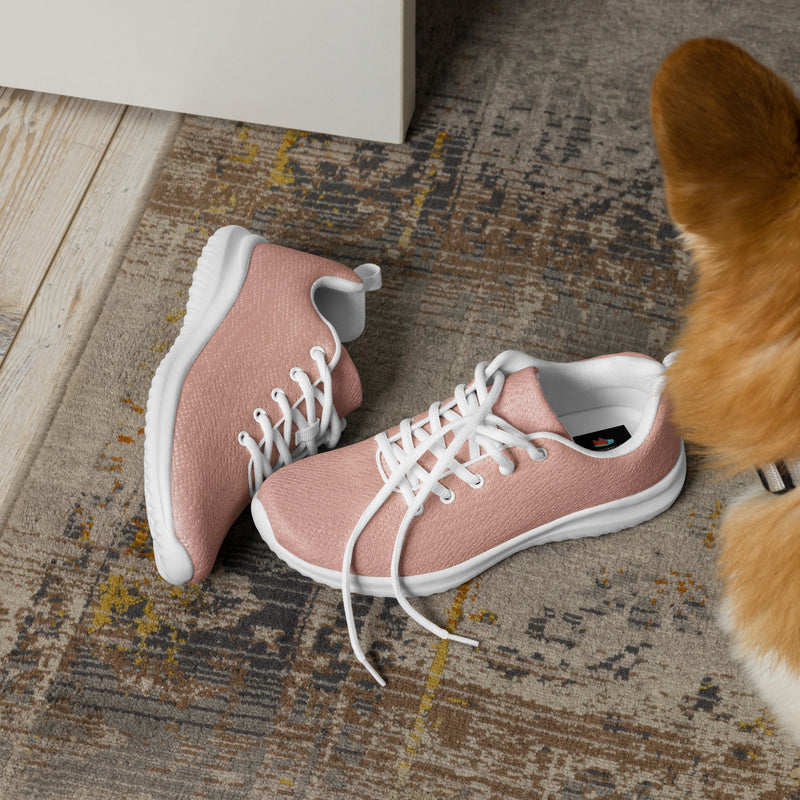 Blush Solid Athletic #63 - Opposite Side | HA!LO Canvas Sneakers