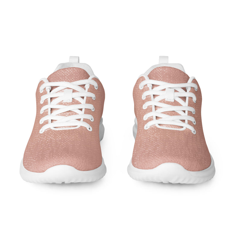 Blush Solid Athletic #63 - Front View | HA!LO Canvas Sneakers