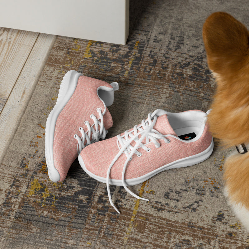 Blush Linen Athletic #65 - Opposite Side | HA!LO Canvas Sneakers
