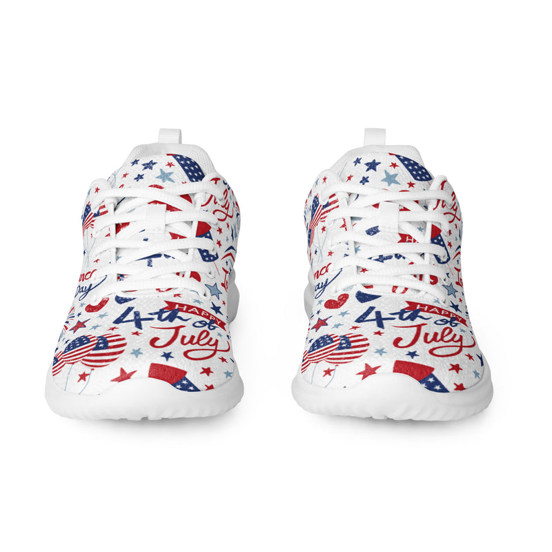 Firework Doodle Athletic #84 - Front View | HA!LO Canvas Sneakers