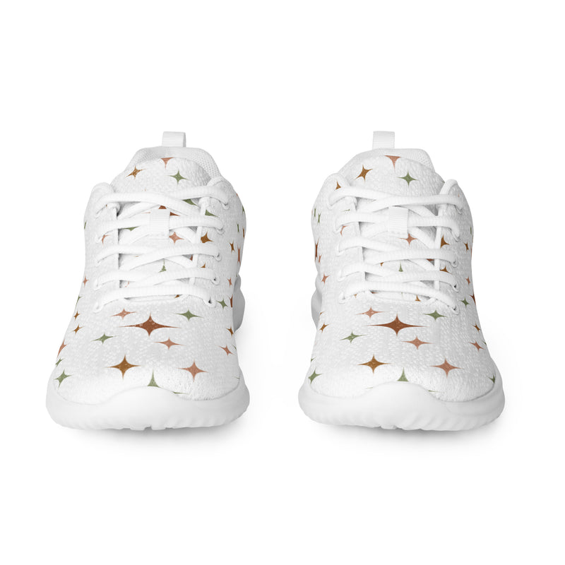 Cross Stitch Star Athletic #105 - Front View | HA!LO Canvas Sneakers