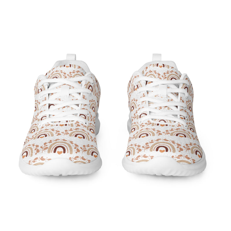 Pink Scallop Athletic #108 - Front View | HA!LO Canvas Sneakers