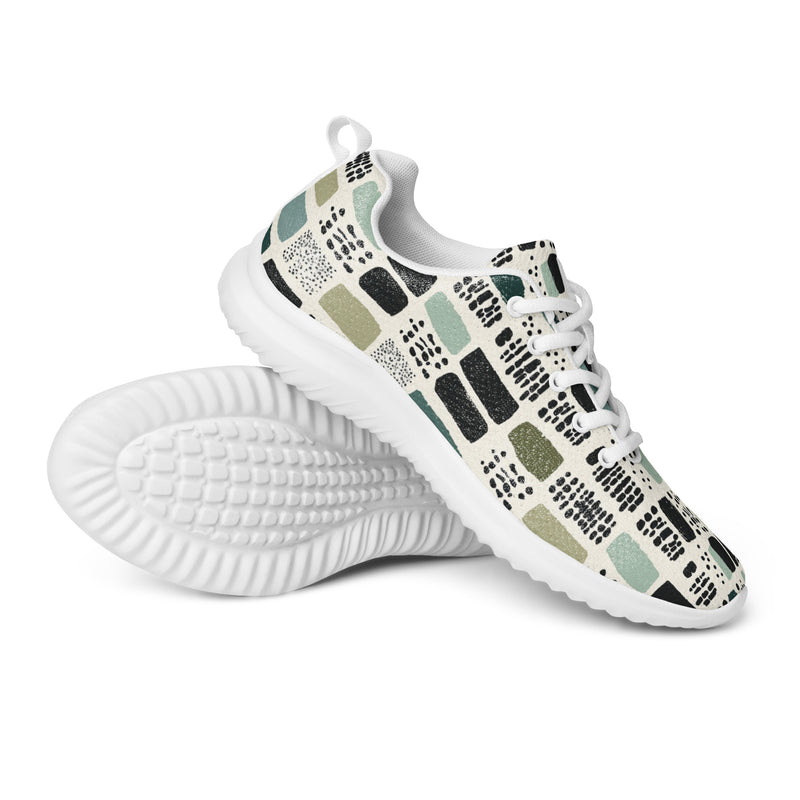 Sage Patchwork Athletic #111 - Canvas High Top Sneakers | HA!LO
