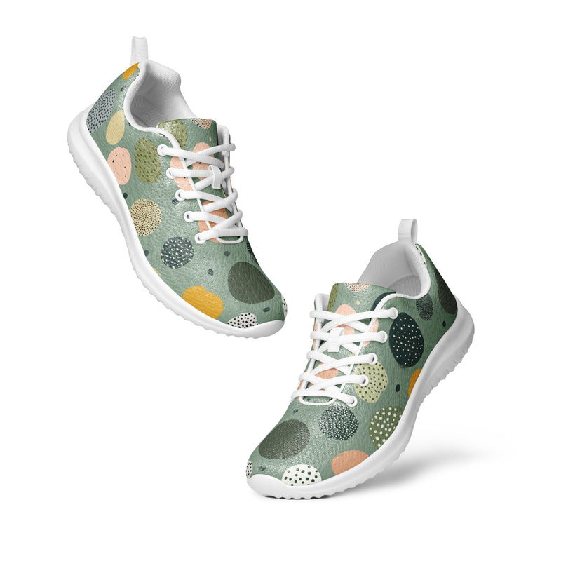 Sage Bubble Athletic #113 - Top Down View | HA!LO Canvas Sneakers