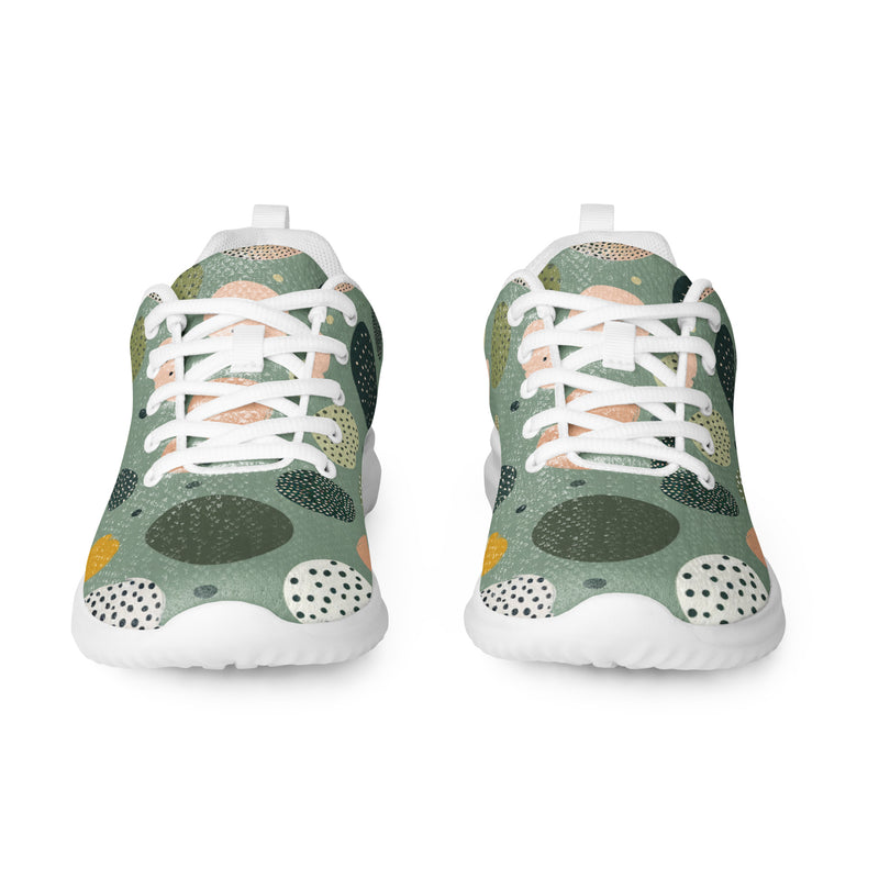 Sage Bubble Athletic #113 - Front View | HA!LO Canvas Sneakers