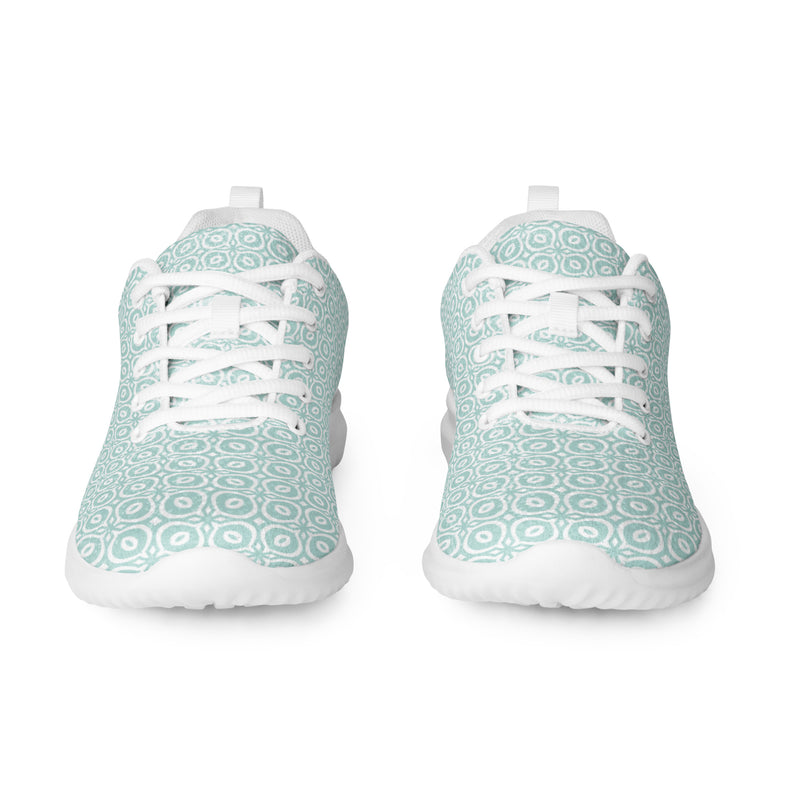 Mint Tiny Dot Athletic #131 - Front View | HA!LO Canvas Sneakers