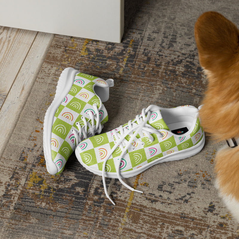 Rainbow Circle Athletic #175 - Opposite Side | HA!LO Canvas Sneakers