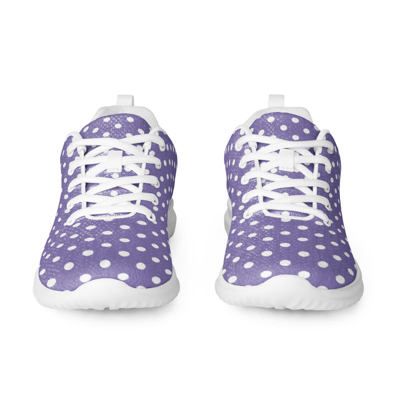 Purple Dot Athletic #180 - Front View | HA!LO Canvas Sneakers