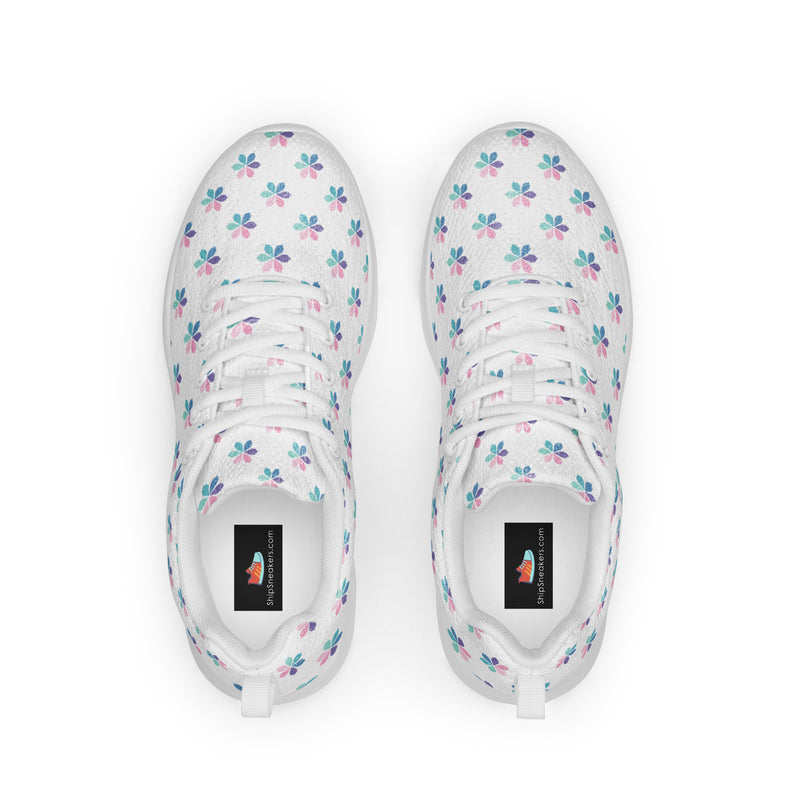 Star Flower Athletic #187 - Back View | HA!LO Canvas Sneakers