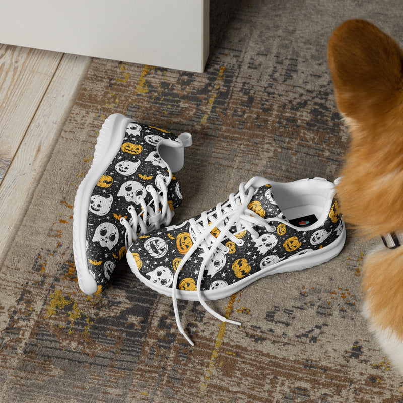 Halloween Ghost Athletic #201 - Opposite Side | HA!LO Canvas Sneakers