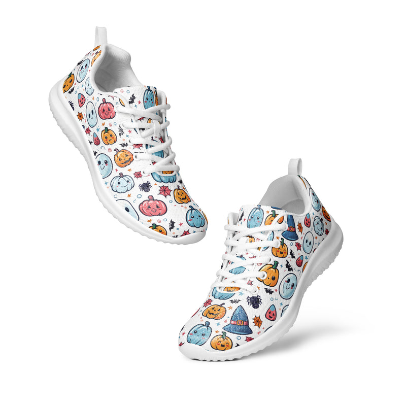 Autumn Doodle Athletic #202 - Top Down View | HA!LO Canvas Sneakers