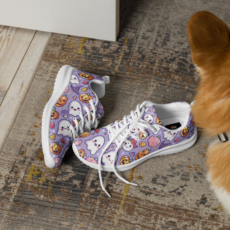 Halloween Emoji Athletic #203 - Opposite Side | HA!LO Canvas Sneakers