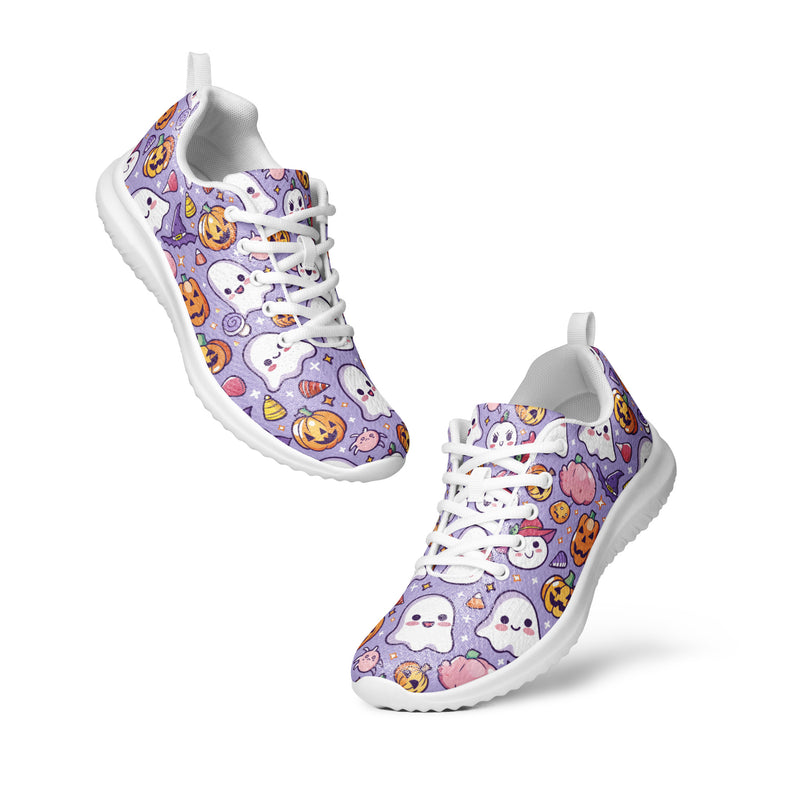 Halloween Emoji Athletic #203 - Top Down View | HA!LO Canvas Sneakers