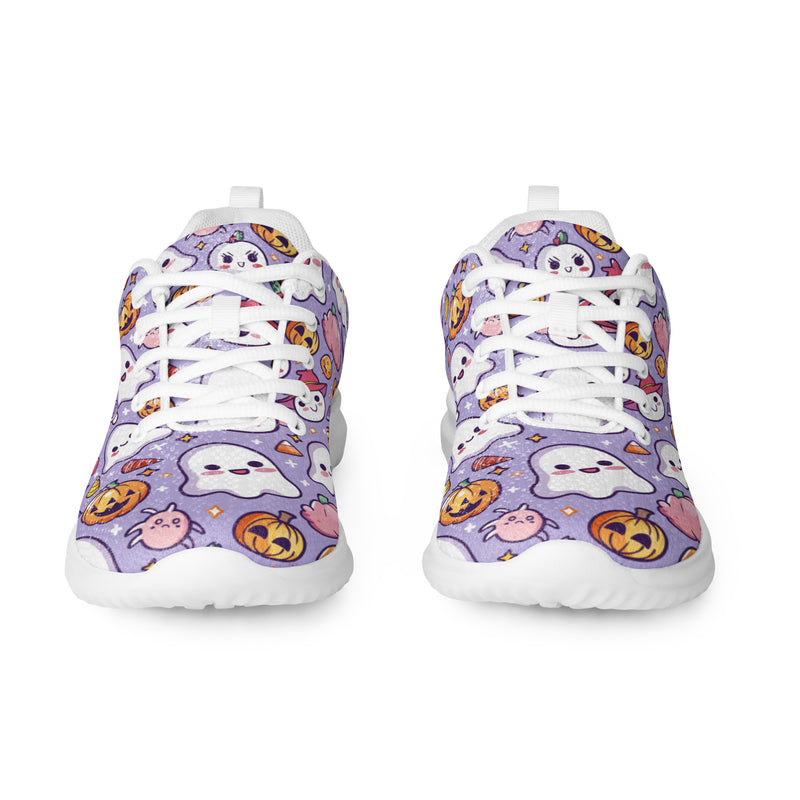 Halloween Emoji Athletic #203 - Front View | HA!LO Canvas Sneakers