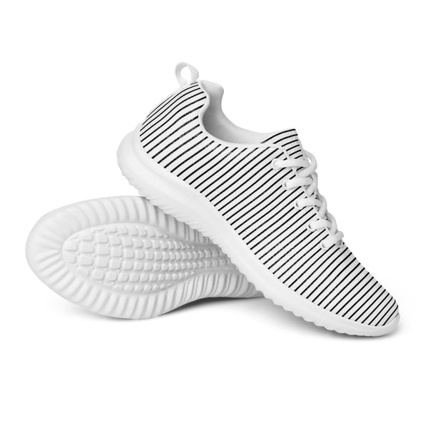 HA!LO Gray Thin Stripe — Women's Canvas Athletic Sneaker
