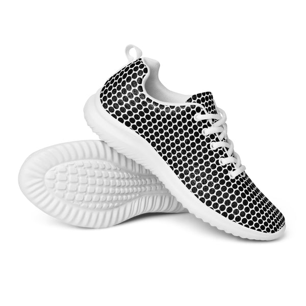 HA!LO Black Honeycomb — Women's Canvas Athletic Sneaker
