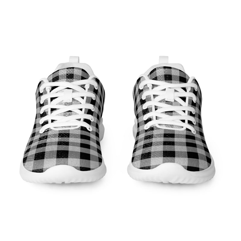 Buffalo Check Athletic #210 - Front View | HA!LO Canvas Sneakers