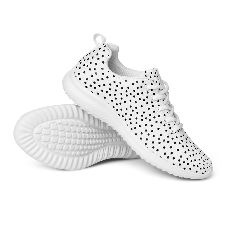 Black Mini Dot Athletic #211 - Canvas High Top Sneakers | HA!LO
