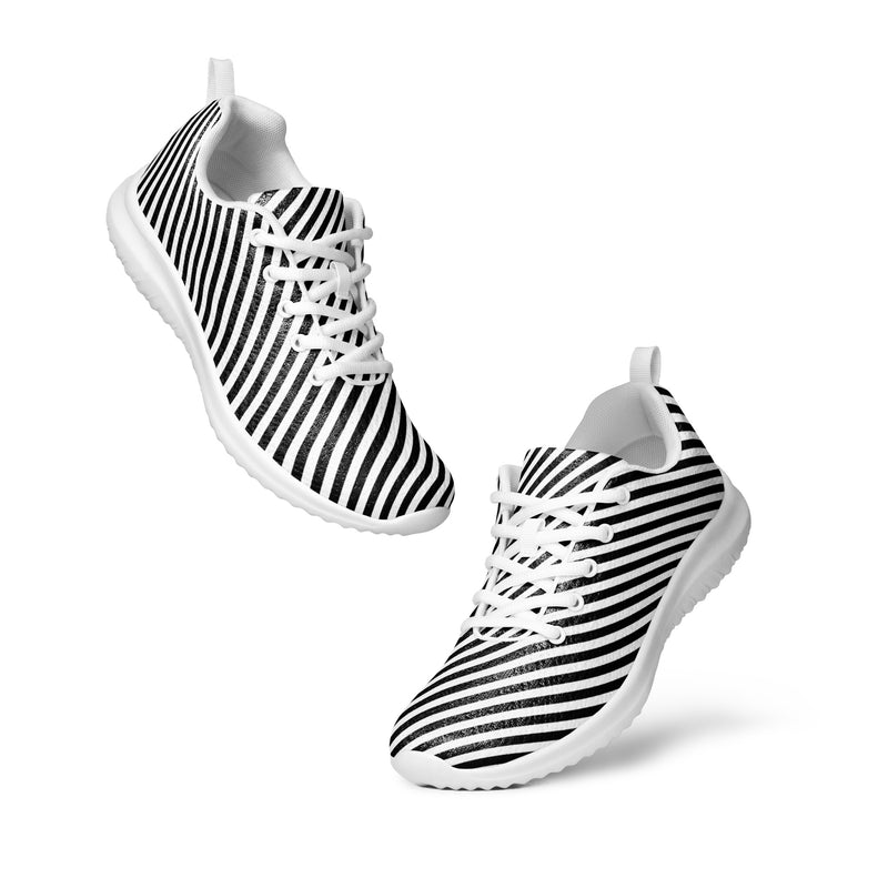 Diagonal Stripe Athletic #212 - Top Down View | HA!LO Canvas Sneakers