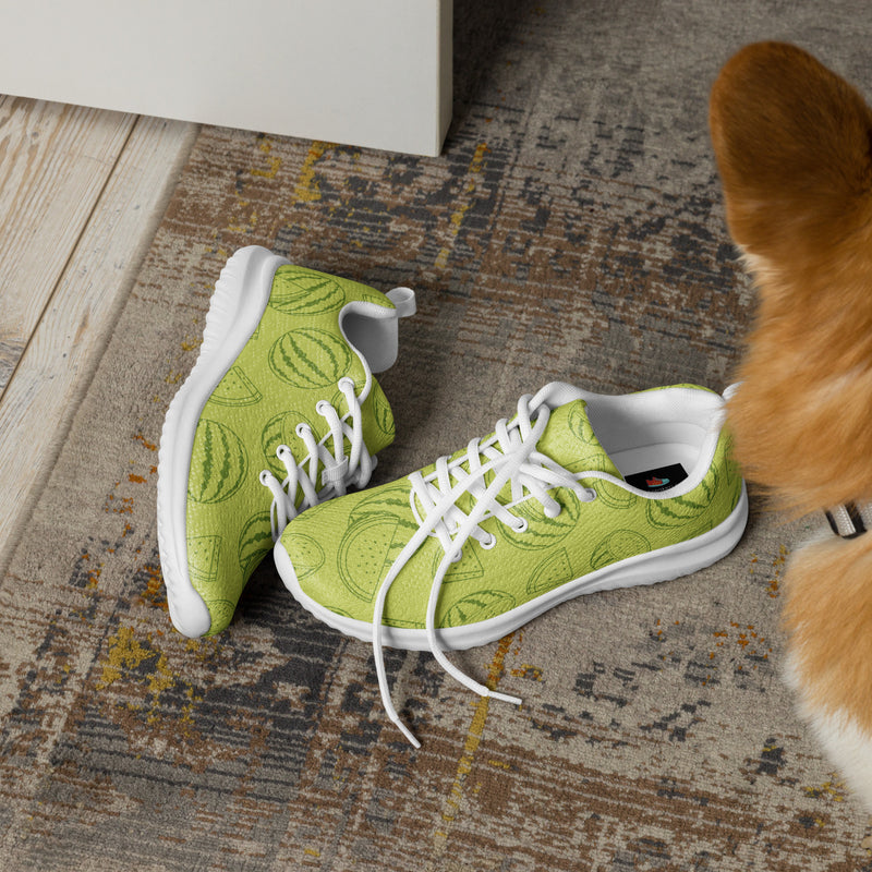 Lime Swirl Athletic #216 - Opposite Side | HA!LO Canvas Sneakers