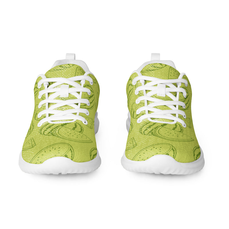 Lime Swirl Athletic #216 - Front View | HA!LO Canvas Sneakers