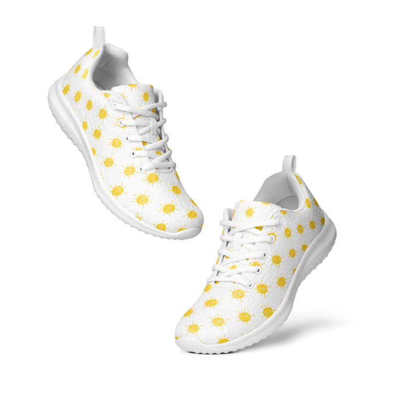 Yellow Star Dot Athletic #227 - Top Down View | HA!LO Canvas Sneakers