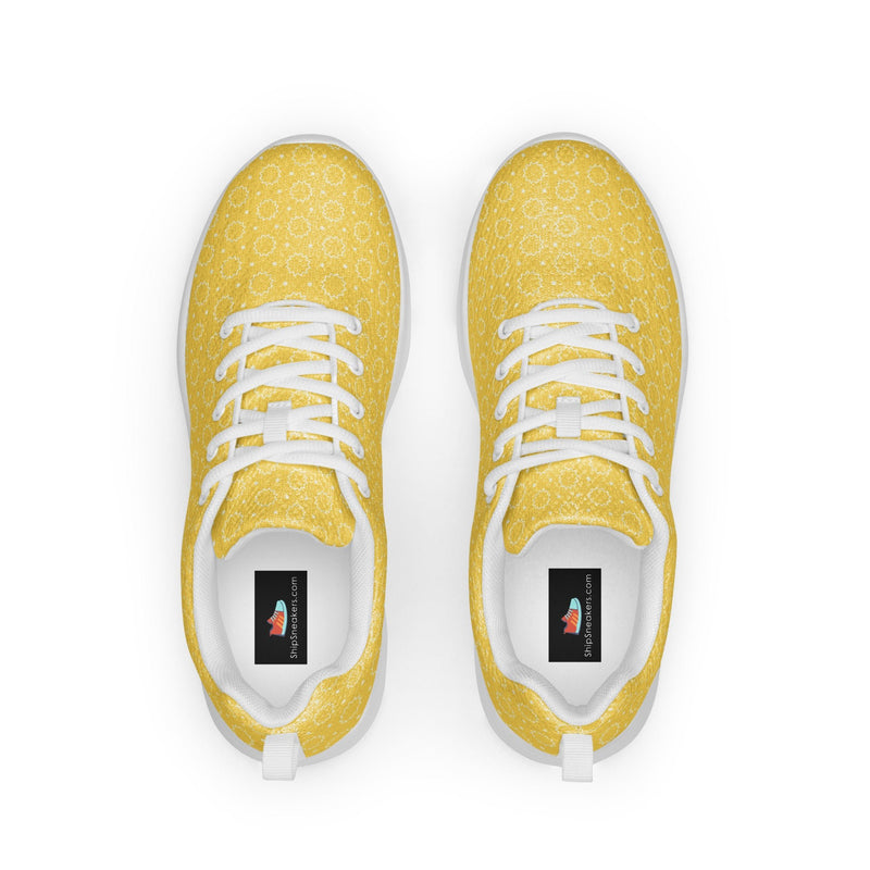 Golden Texture Athletic #233 - Back View | HA!LO Canvas Sneakers