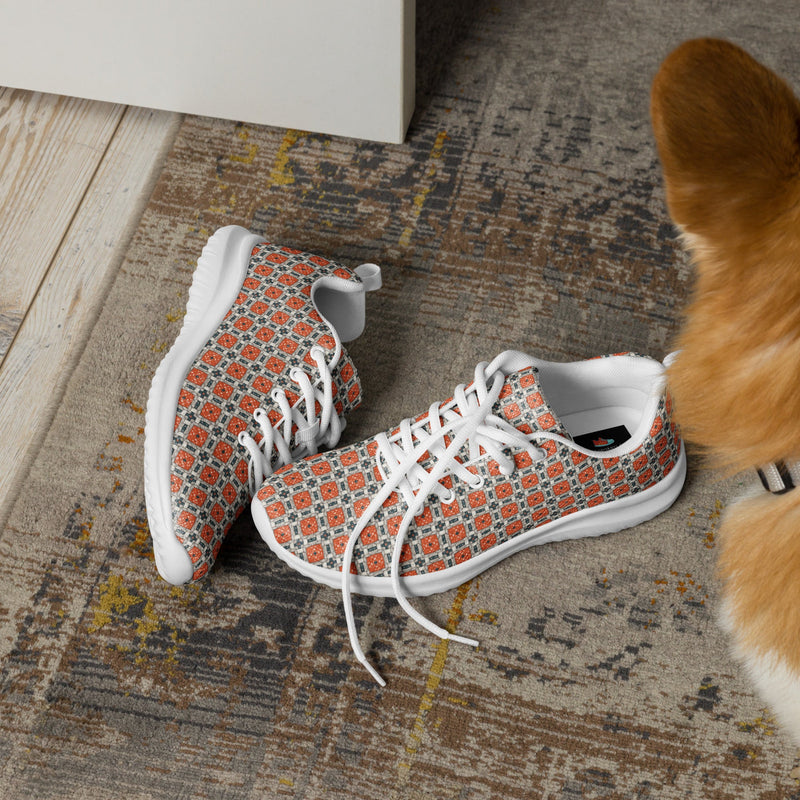 Autumn Tile Athletic #242 - Opposite Side | HA!LO Canvas Sneakers