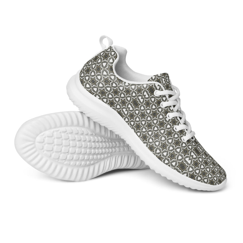 Olive Geometric Athletic #261 - Canvas High Top Sneakers | HA!LO