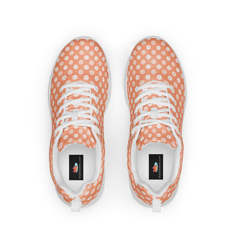Peach Polka Dot Athletic #272 - Sole Detail | HA!LO Canvas Sneakers