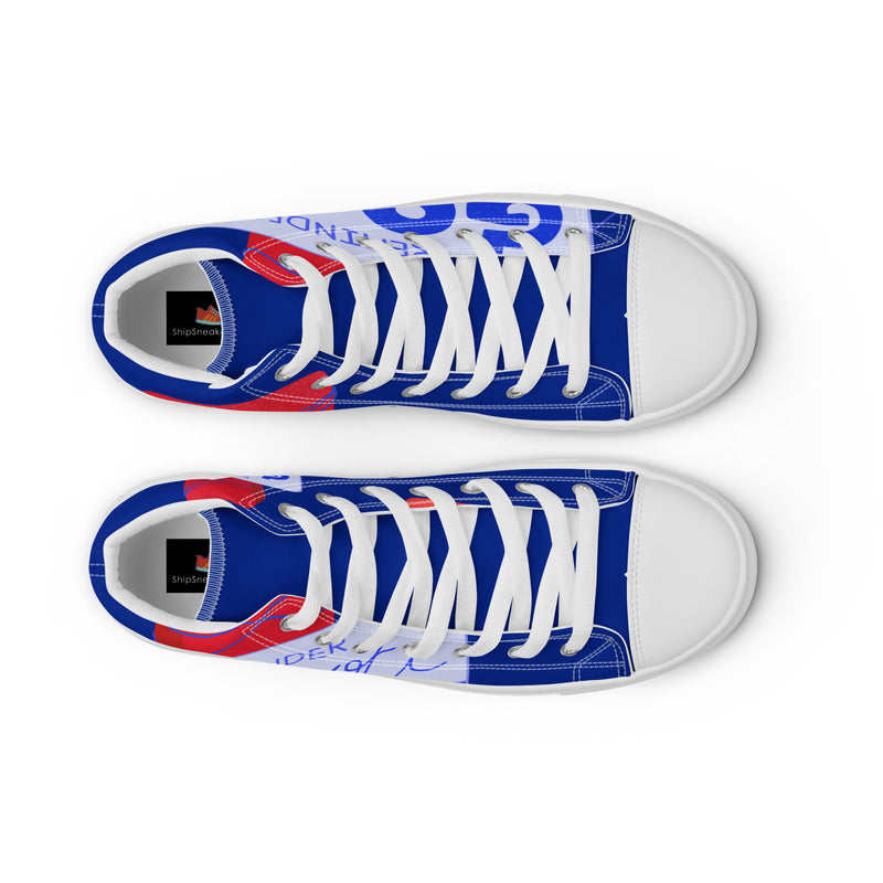 Go Vote High Top #293 - Lifestyle Shot | HA!LO Canvas Sneakers