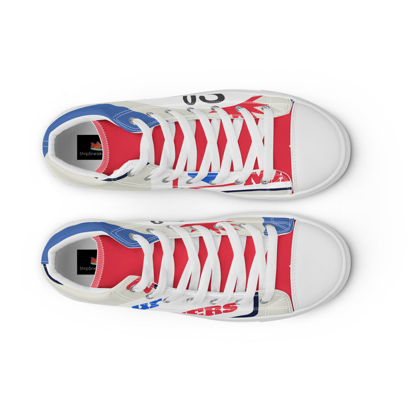 Election Day High Top #294 - Lifestyle Shot | HA!LO Canvas Sneakers