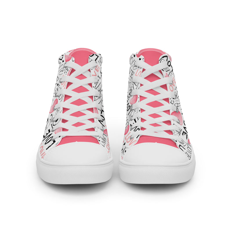 Love Letter High Top #317 - Sole Detail | HA!LO Canvas Sneakers