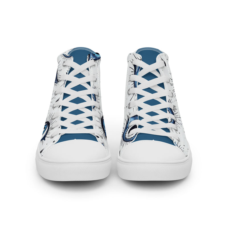 Evil Eye High Top #342 - Sole Detail | HA!LO Canvas Sneakers