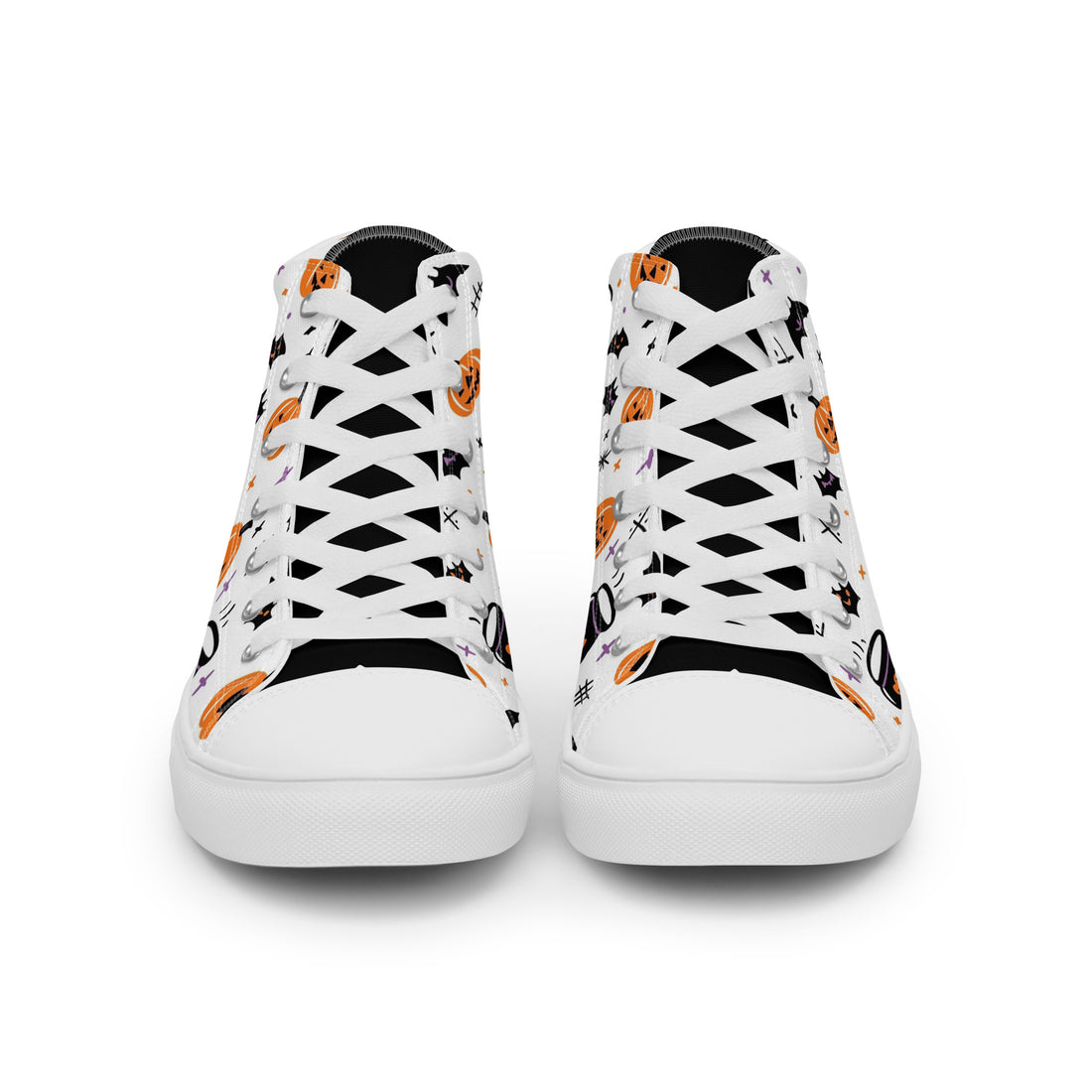 Women's Halloween High Top Sneakers 343 - ShipSneakers.com