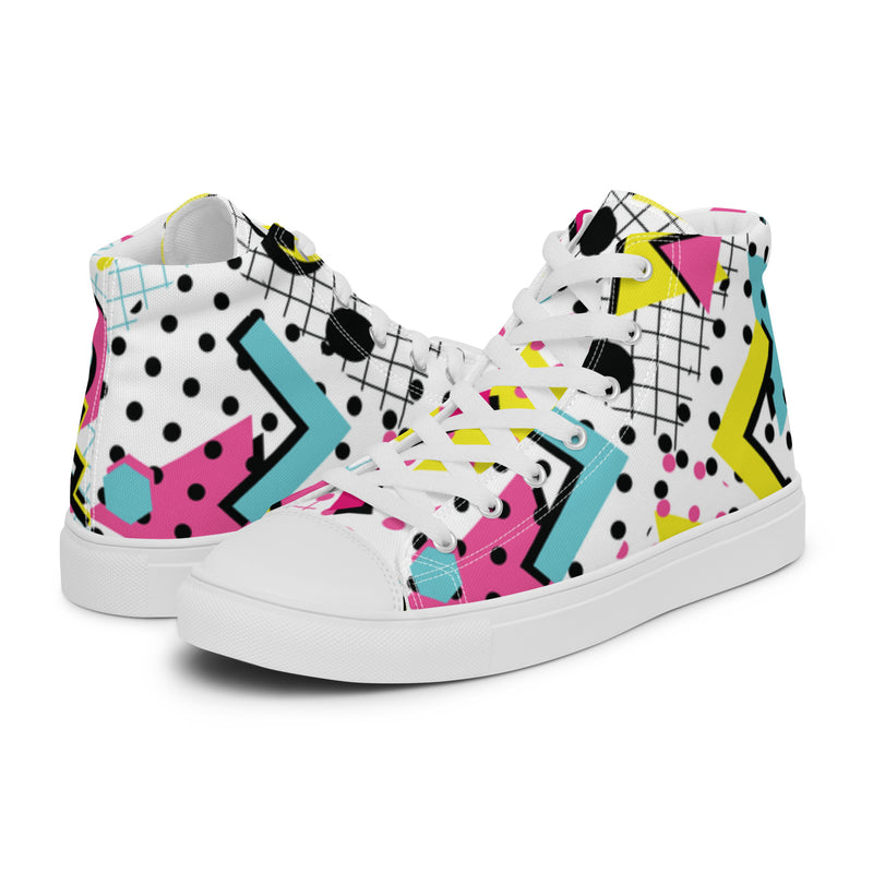 Retro Pop High Top #5 - Canvas High Top Sneakers | HA!LO